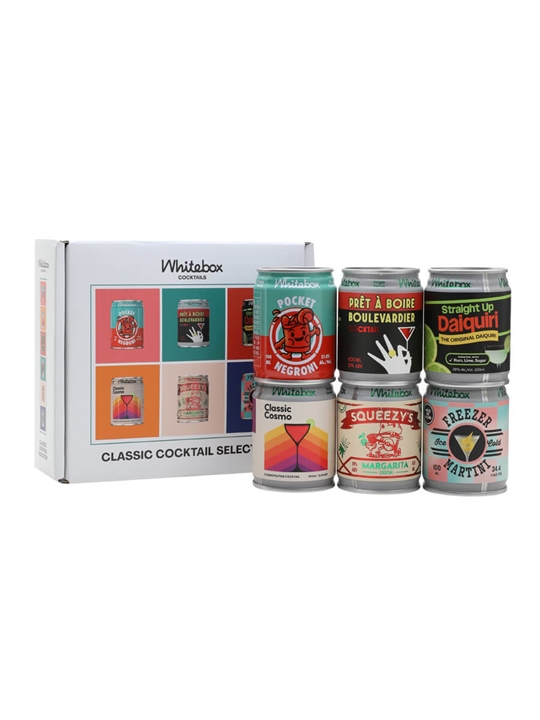 Classic Cocktail Selection Box 6 Cans Whitebox