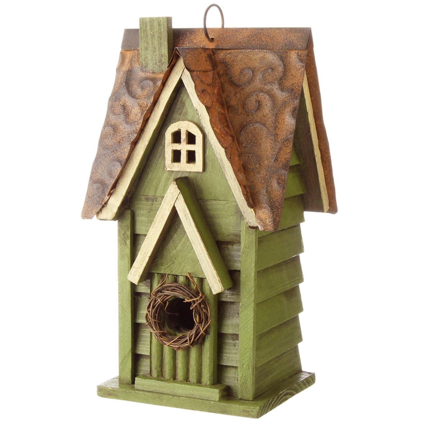 Glitzhome wooden birdhouse