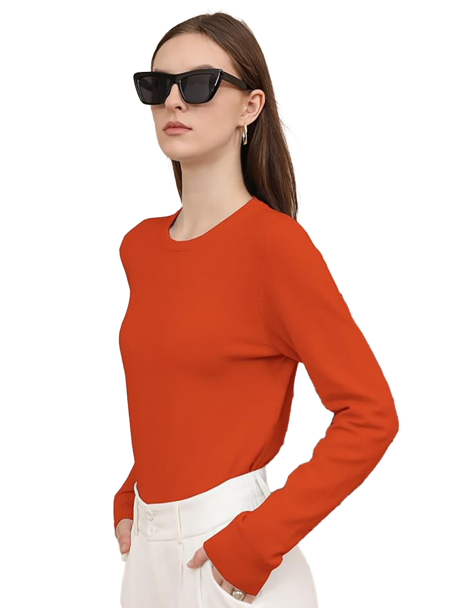 Soft Knit Crewneck Pullover Sweater