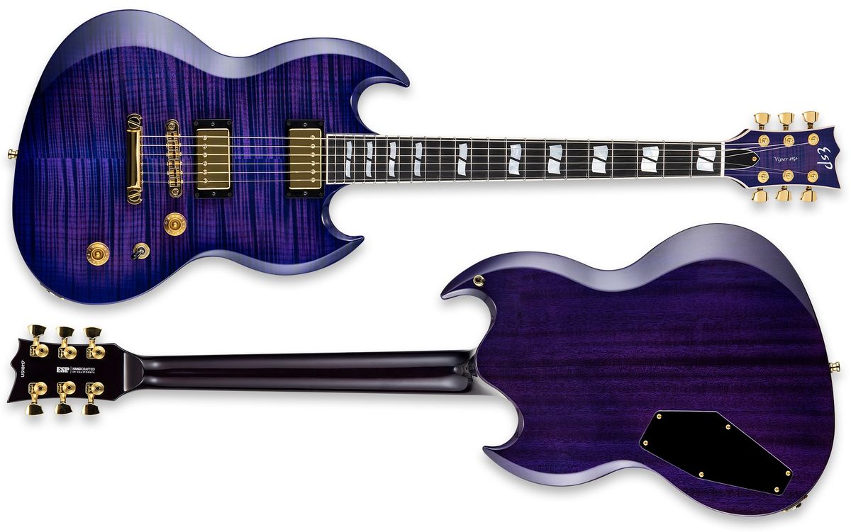 Watch Paul Riario test drive the “stunning” highperformance ESP USA Viper electric Guitar World