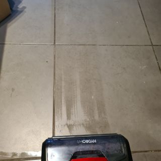 Cleaning tiled floors with the Ewbank HYDROH1 floor cleaner