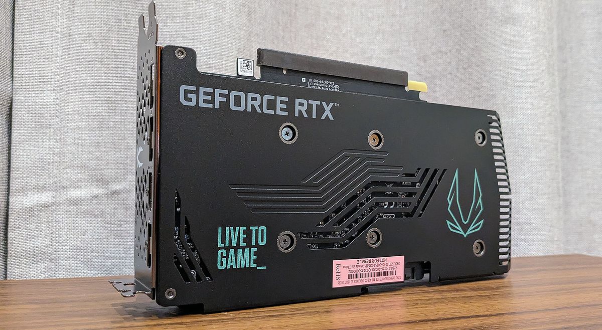 Zotac GeForce RTX 4060 OC Spider-Man backplate
