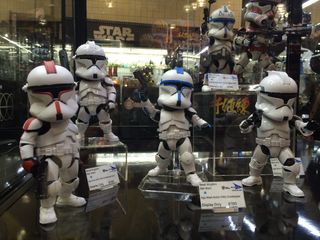 The "Star Wars" Egg Attack action figures by Beast Kingdom now include First Order Clone Troopers.