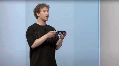 Mark Zuckerberg demoing Project Orion at Meta Connect 2024
