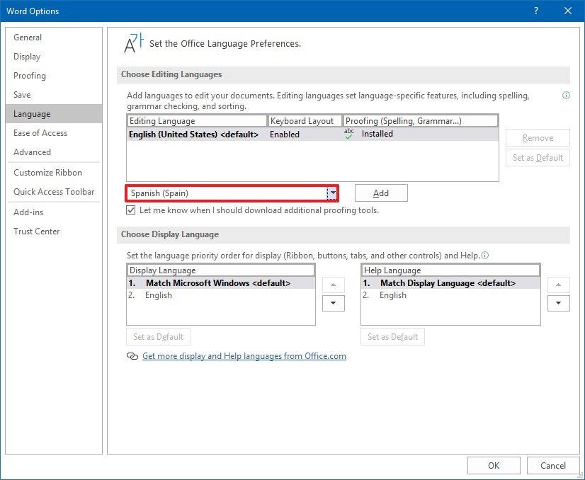 How to change proofing language settings in Office | Windows Central