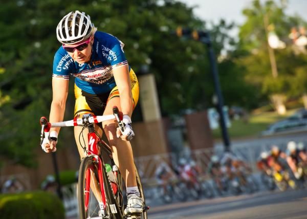 Robin Farina has earned the lap leader jersey