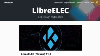 Website screenshot for LibreELEC