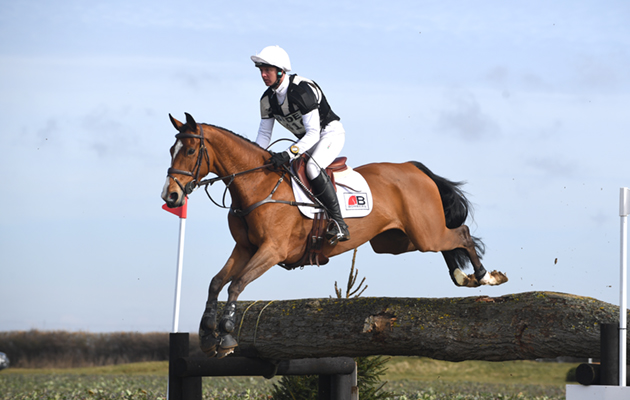 Hayden Hankey riding YOUVE GOT THE LUX in the Int Section I, during Oasby (1) held at Foxdale in the village of Oasby near Grantham in the county of Lincolnshire in the UK on the 9th March 2018