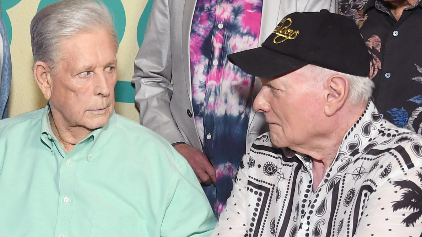 Brian Wilson and Mike Love in 2024
