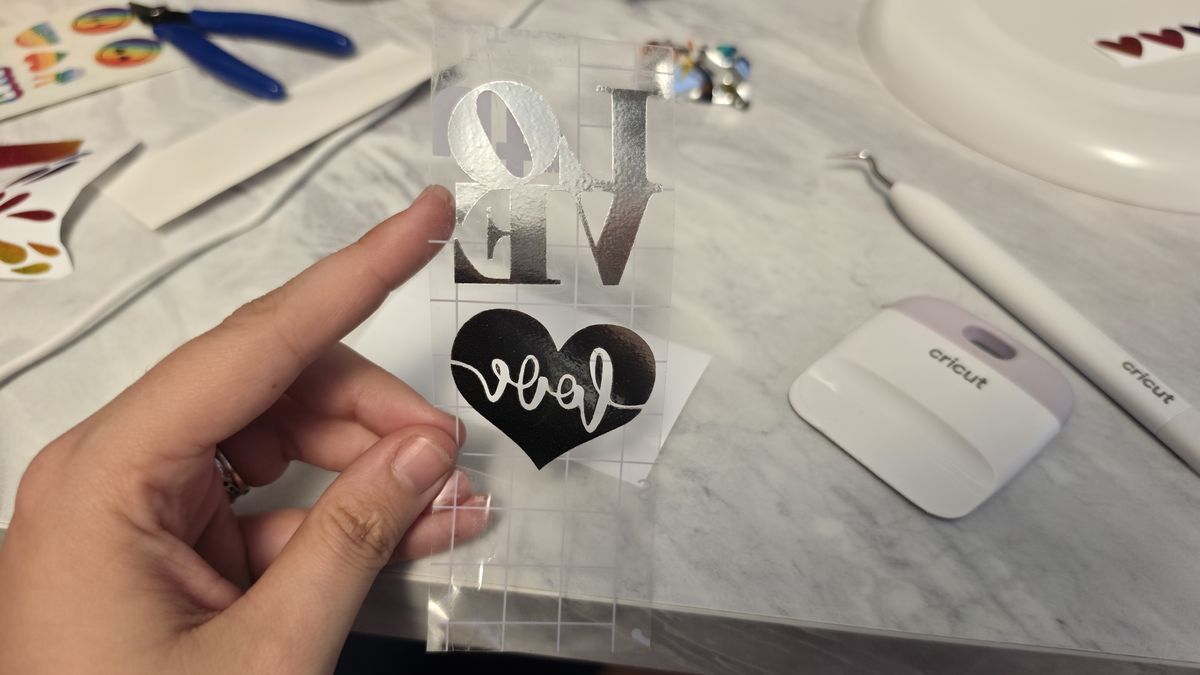 Cricut Pride crafting