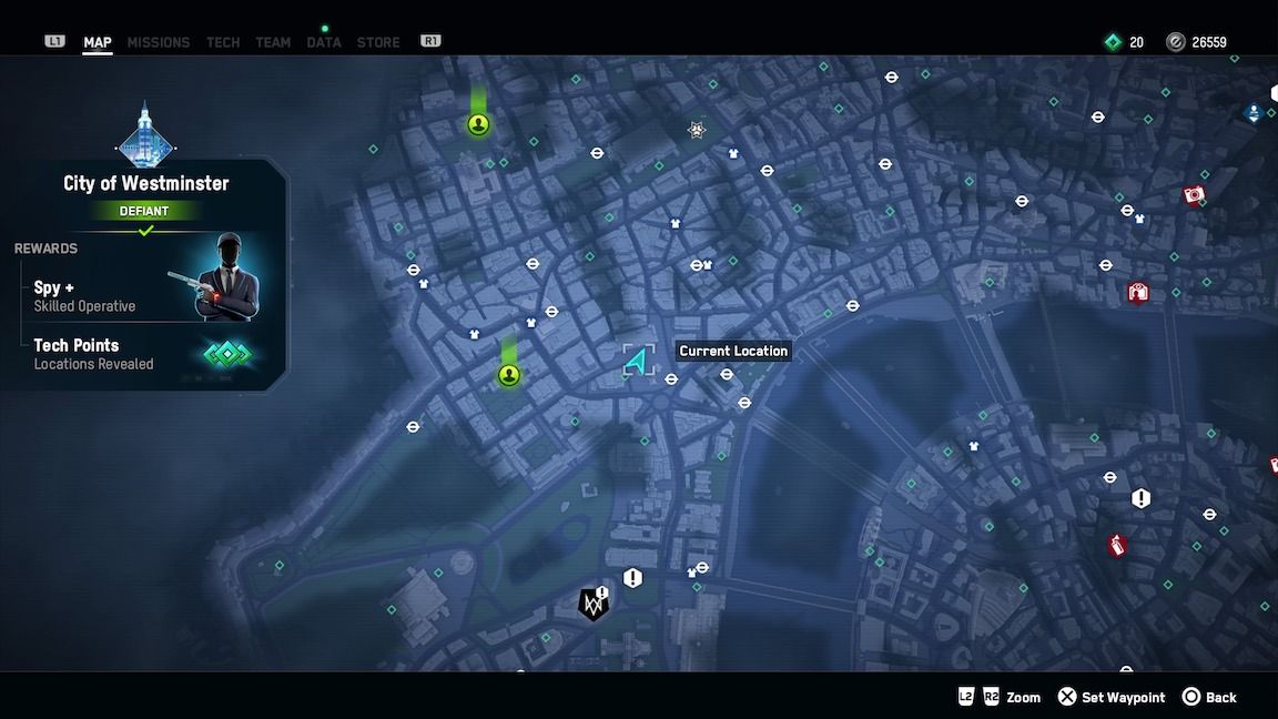 watch dogs legion corrupted memories - national gallery