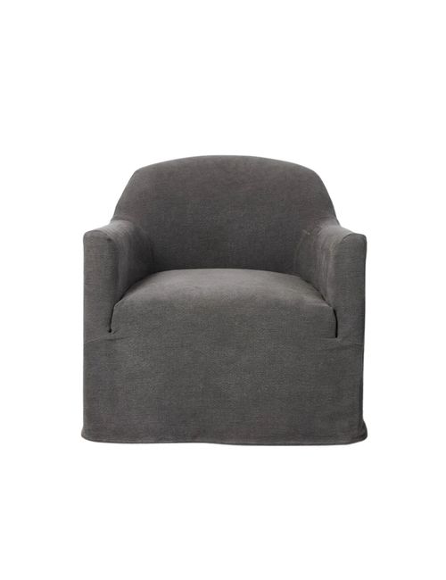 Lowell Slipcover Swivel Chair