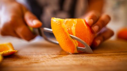 orange peel slices