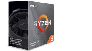AMD Ryzen 3 3100 against a white background