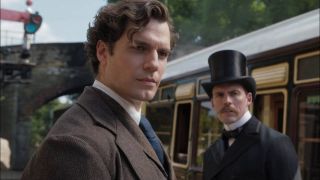 Henry Cavill as Sherlock Holmes in Enola Holmes