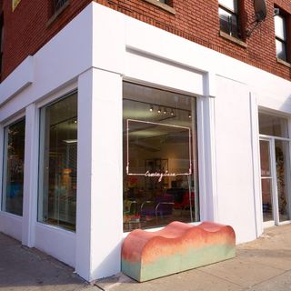 outside shot of Coming Soon store in NYC