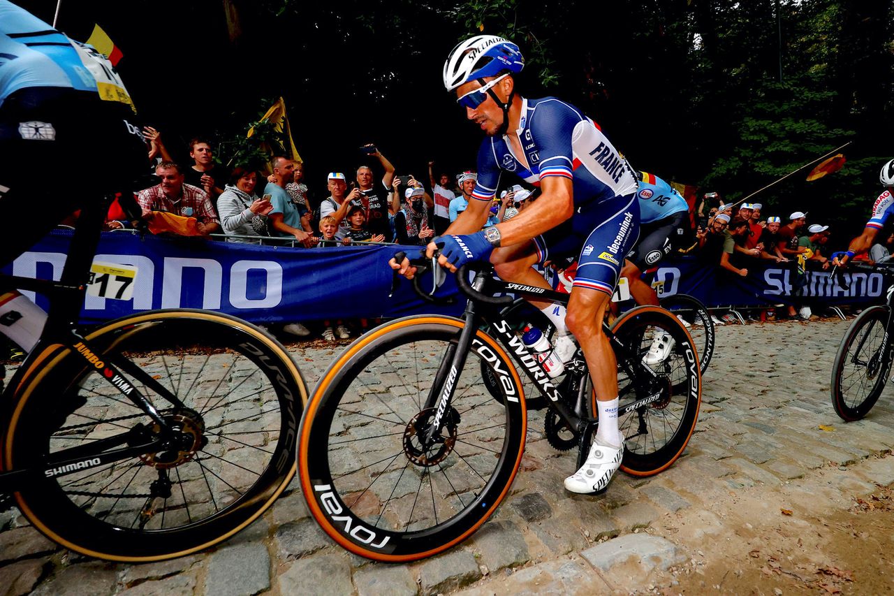 2021 UCI World Championships - Flanders - Men Elite Road Race - Antwerp - Leuven 268,3 km - 26/09/2021 - Julian Alaphilippe (France) - photo Luca Bettini/BettiniPhoto&Acirc;&copy;2021
