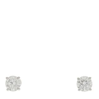 Harry Winston Platinum Diamond .83ctw Solitaire Earrings