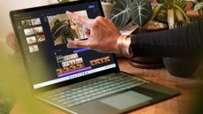 Microsoft Surface Laptop 5 review: touchscreen laptop on a desk 