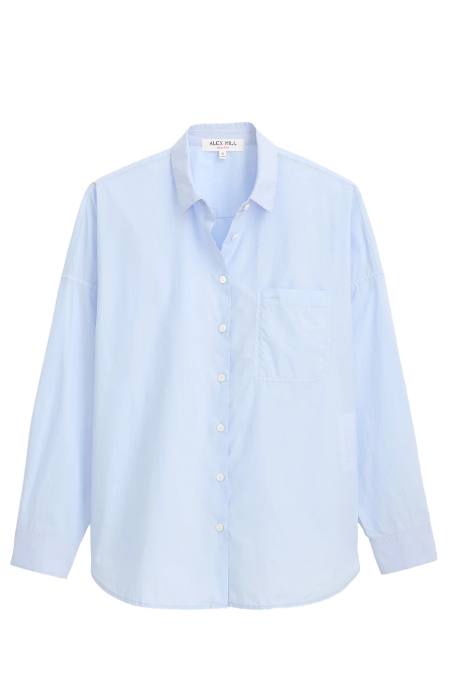 Alex Mill, Jo Shirt In Cotton Poplin