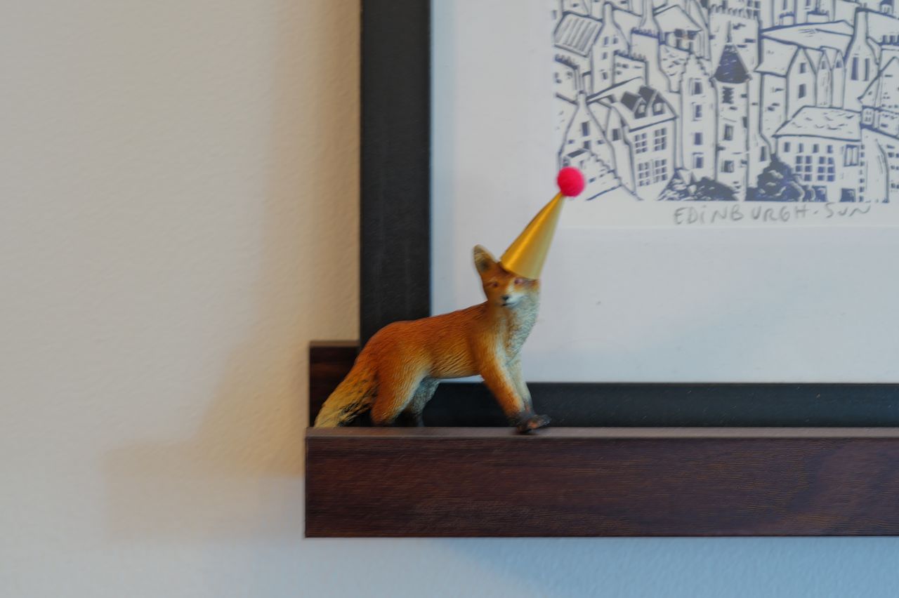 A photo of a fox trinket taken on a Leica Q3 43 camera