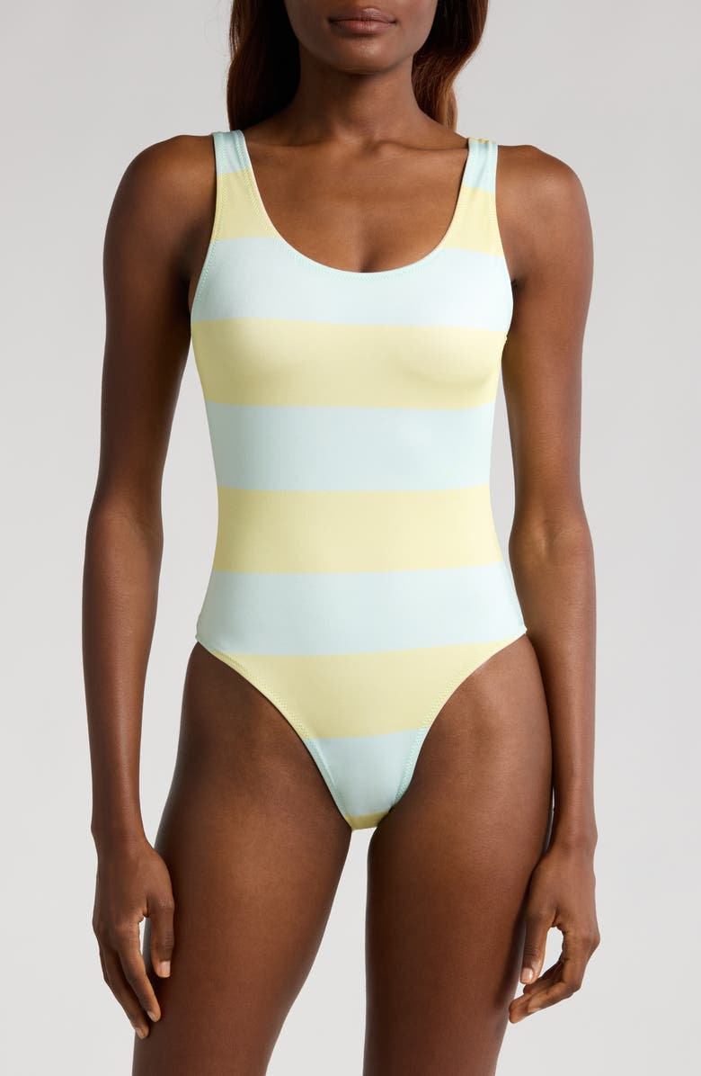 Annemarie Stripe Reversible One-Piece Swimsuit