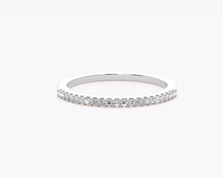 diamond half eternity ring