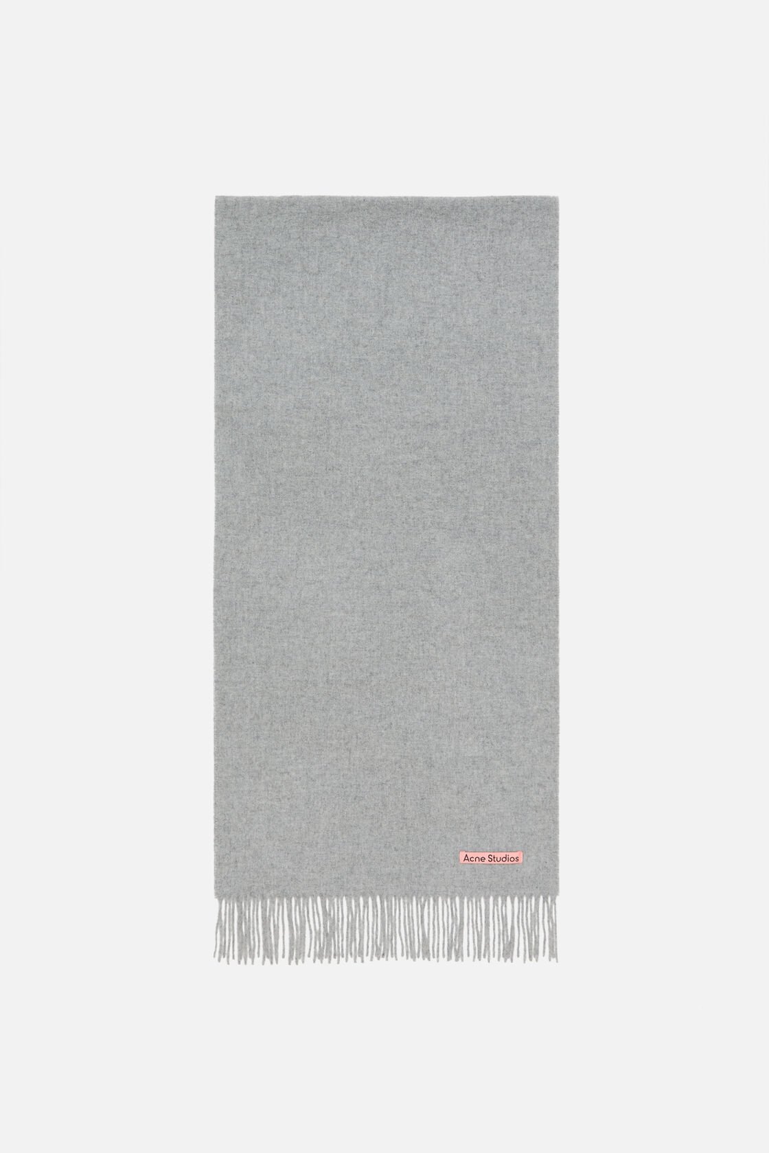 Fringe Wool Scarf - Narrow