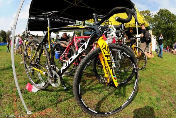 Ridley demo bikes were on hand in the Tech Zone