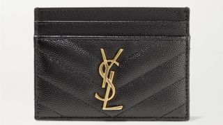 Best designer card holders include: Saint Laurent Monogramme Quilted Textured-Leather Card holder