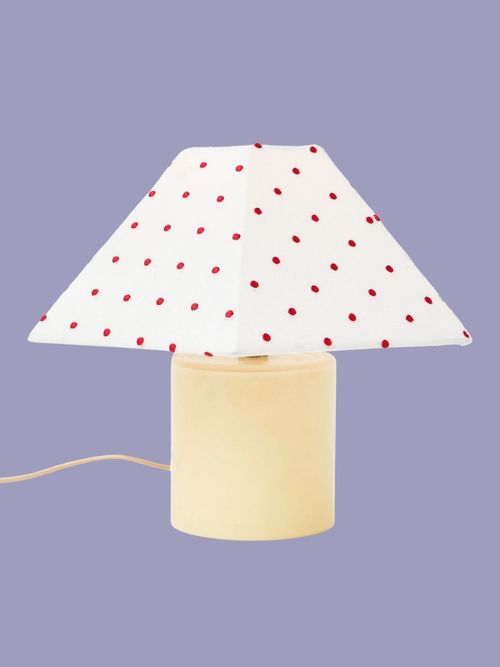 Pois Red Polka Dot Desk & Table Lamp