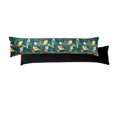 bird print draught excluder