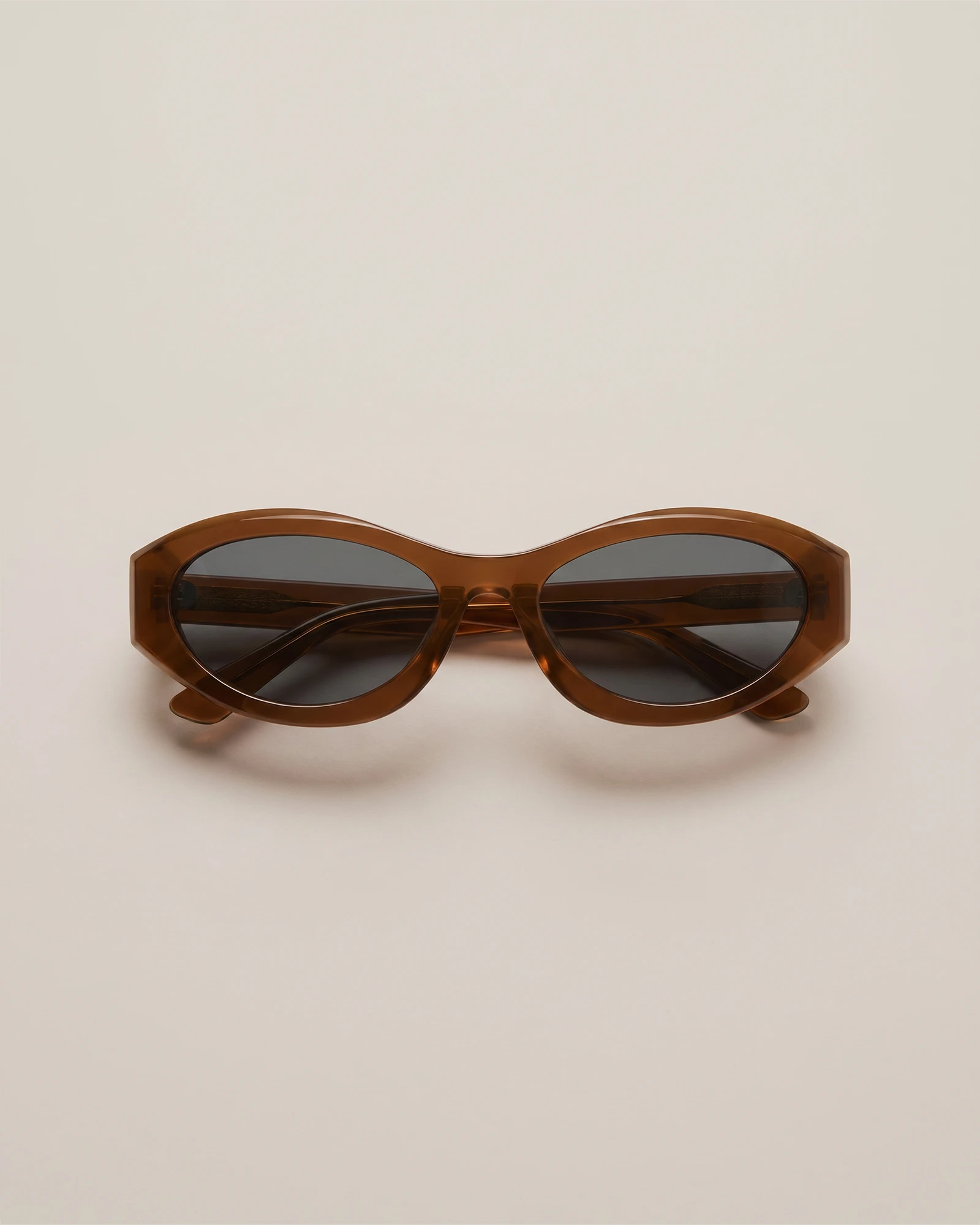 Milan Polarized Acetate Sunglasses in Espresso With Grey Lens