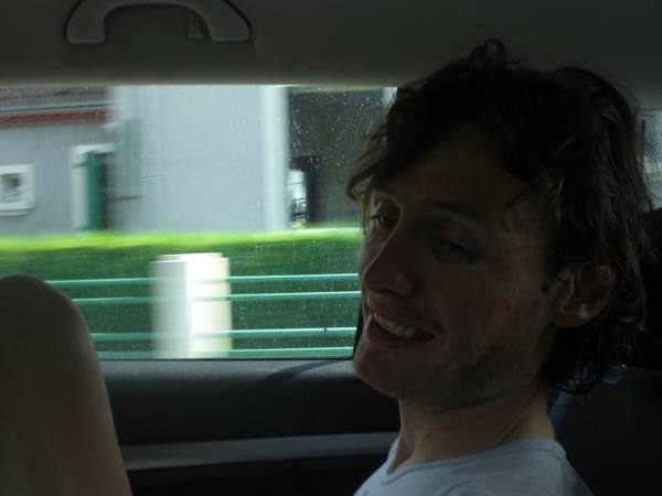 Van Summeren drives to the hotel