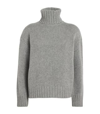 Merino-Silk-Cashmere Rollneck Sweater