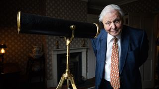 Sir David Attenborough opens the Turner and the Thames, Five paintings at the artists house in Twickenham on January 10, 2020 in London, England.