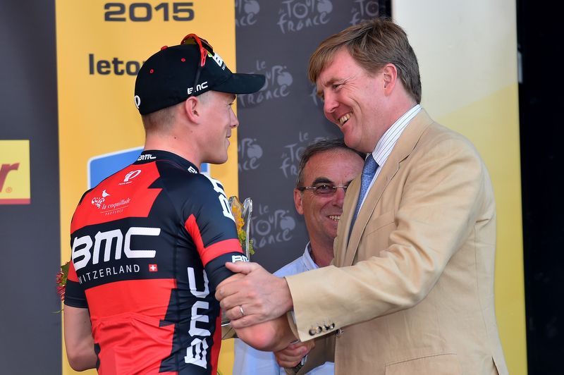 Rohan Dennis (BMC) with King Willem-Alexander