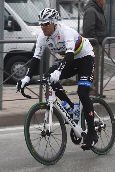 World Champion Thor Hushovd (Garmin - Cervelo)