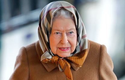 Queen Elizabeth II arrives at King's Lynn station, after taking the train from London King's Cross, to begin her Christmas break