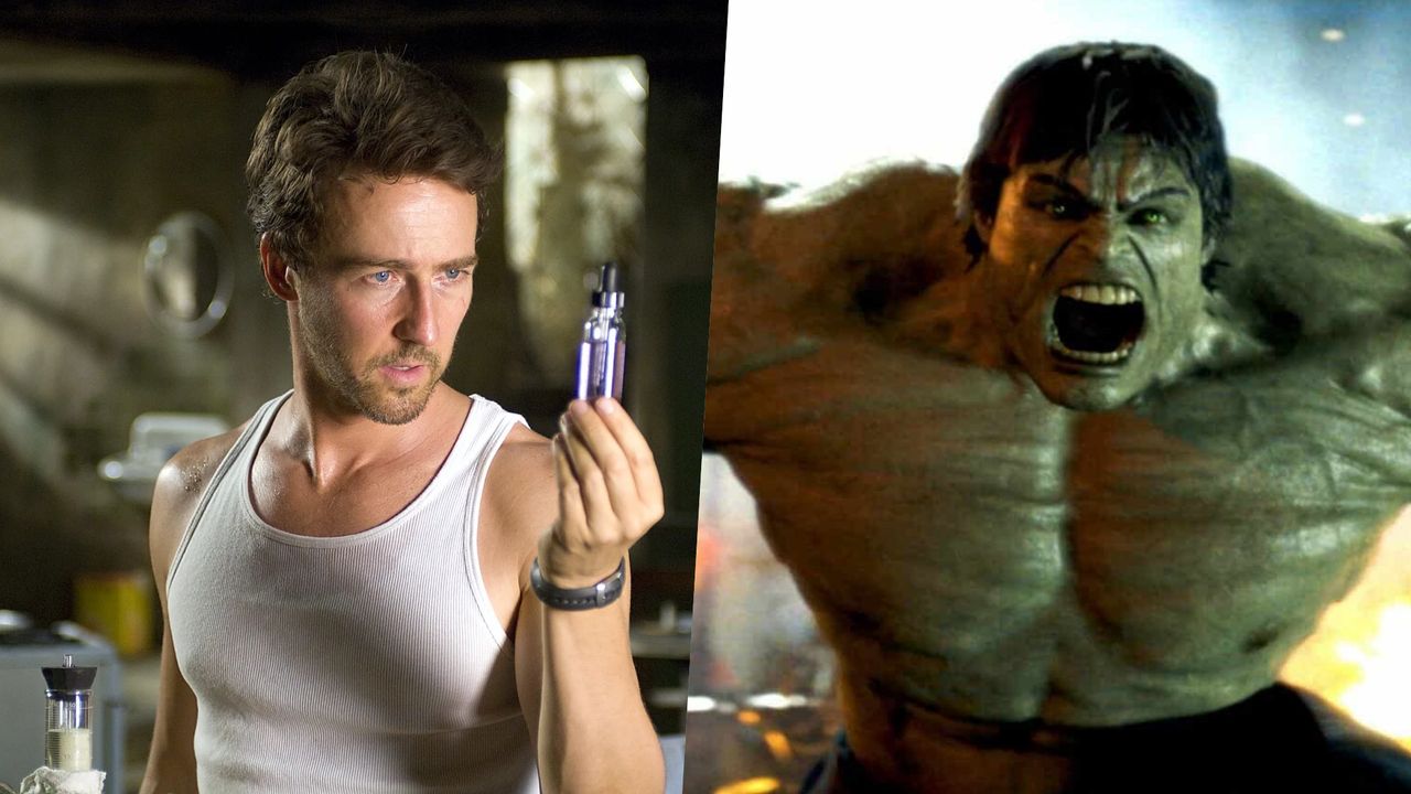 Edward Norton as Bruce Banner and Hulk in The Incredible Hulk