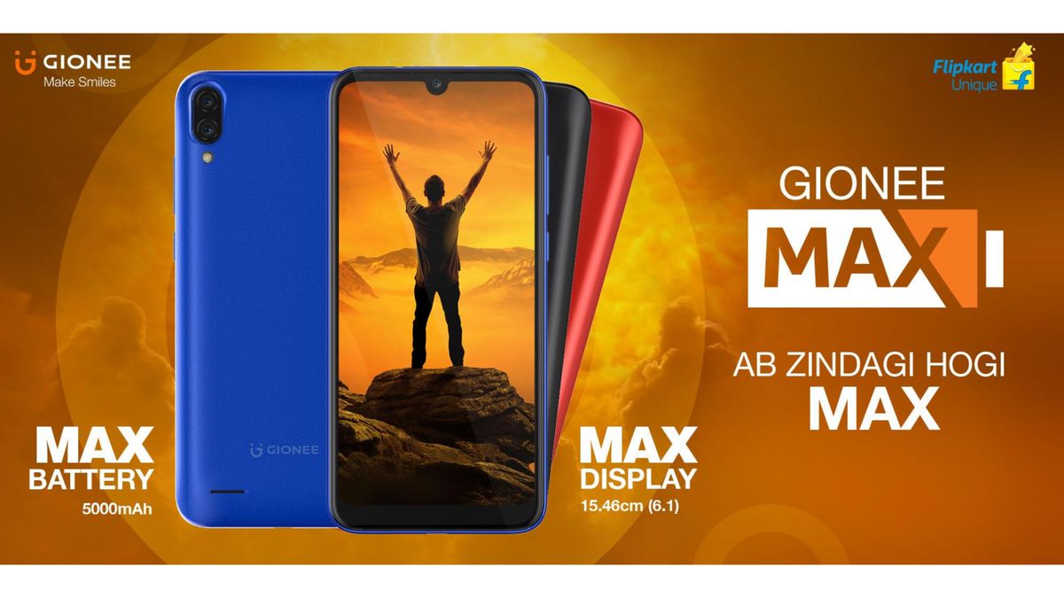 gionee max display