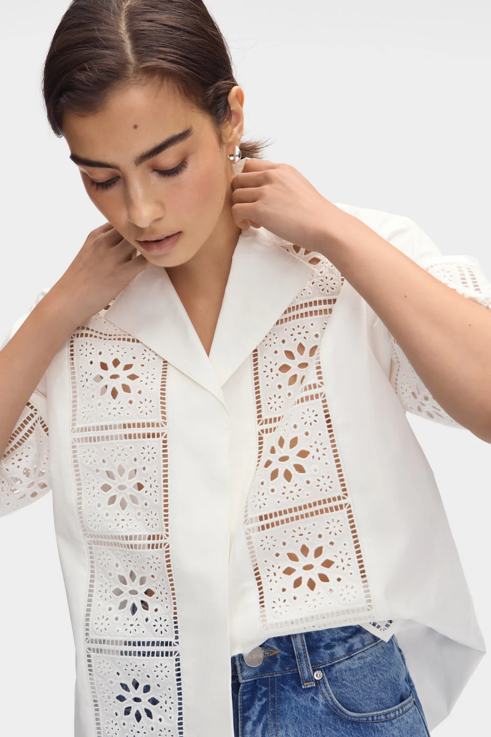 Ulysses Broderie Organic Cotton Shirt