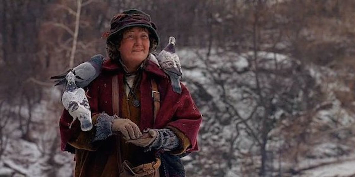 Brenda Flicker as The Pigeon Lady in Home Alone 2