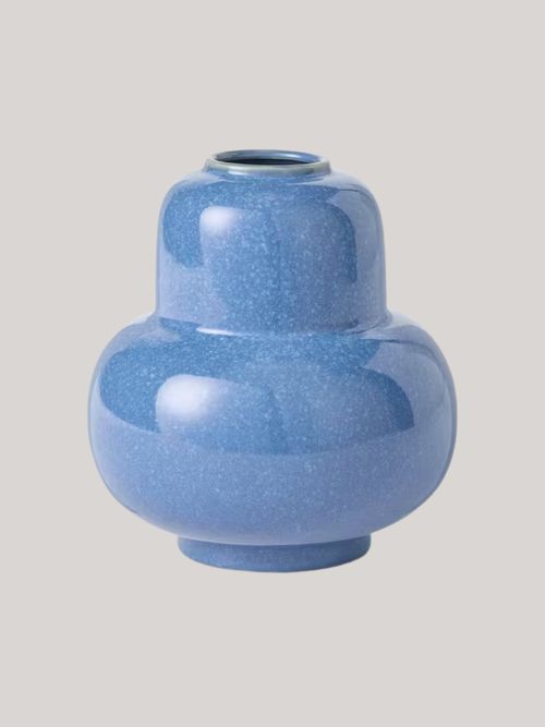 Organic Shape Contemporary Stoneware Vase