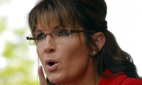 Sarah Palin says goodbye to the White House.