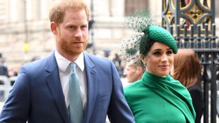 rince Harry, Duke of Sussex and Meghan, Duchess of Sussex attend the Commonwealth Day Service 2020