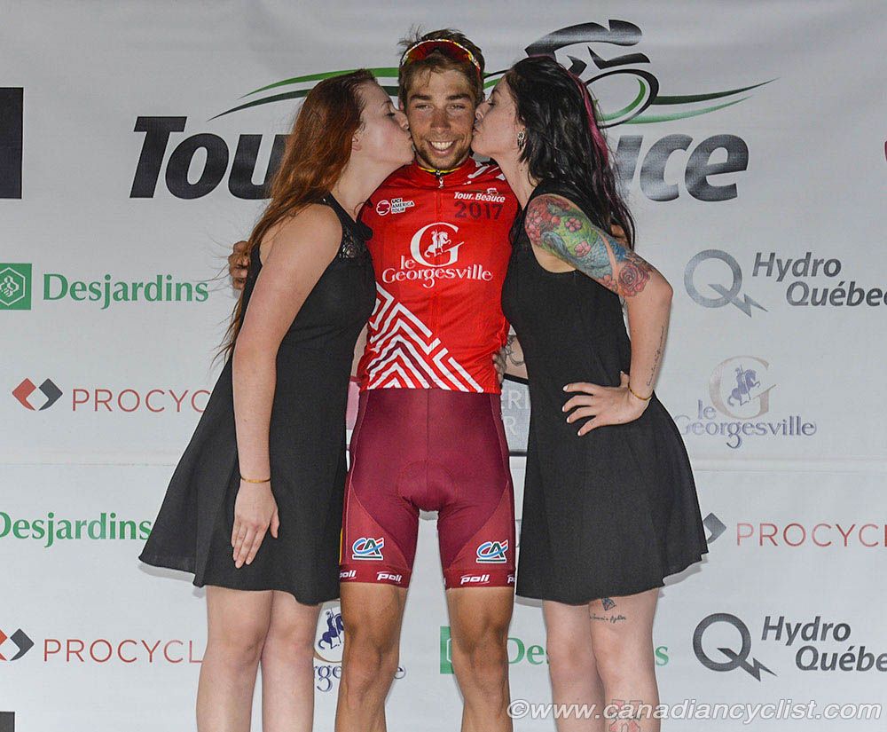 Best young rider Clement Russo (St-&Eacute;tienne P/B Probikeshop)