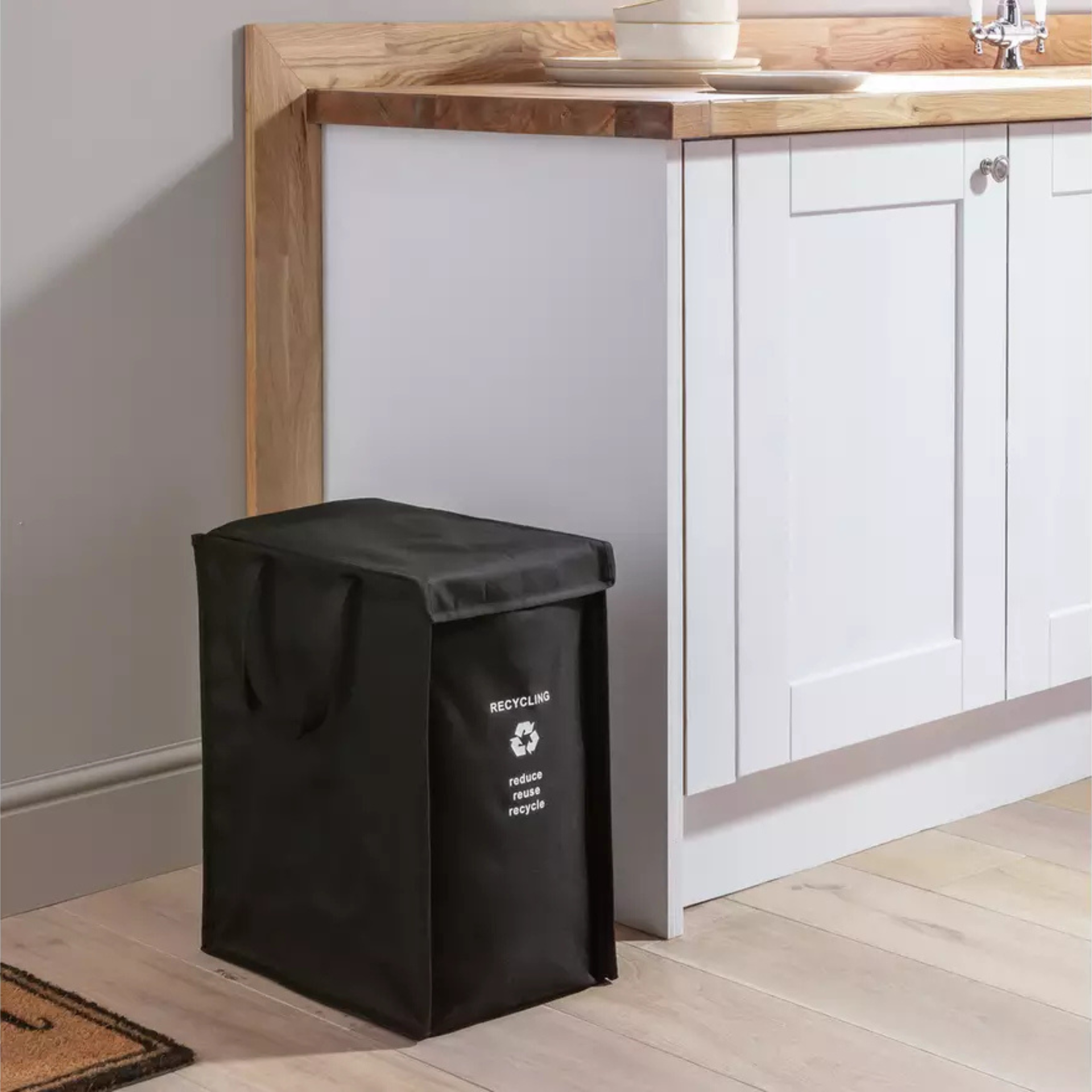 Argos Home recycling bag in kitchen.
