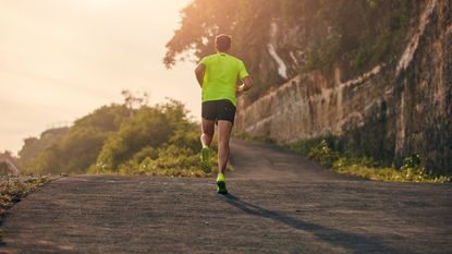 A male runner.