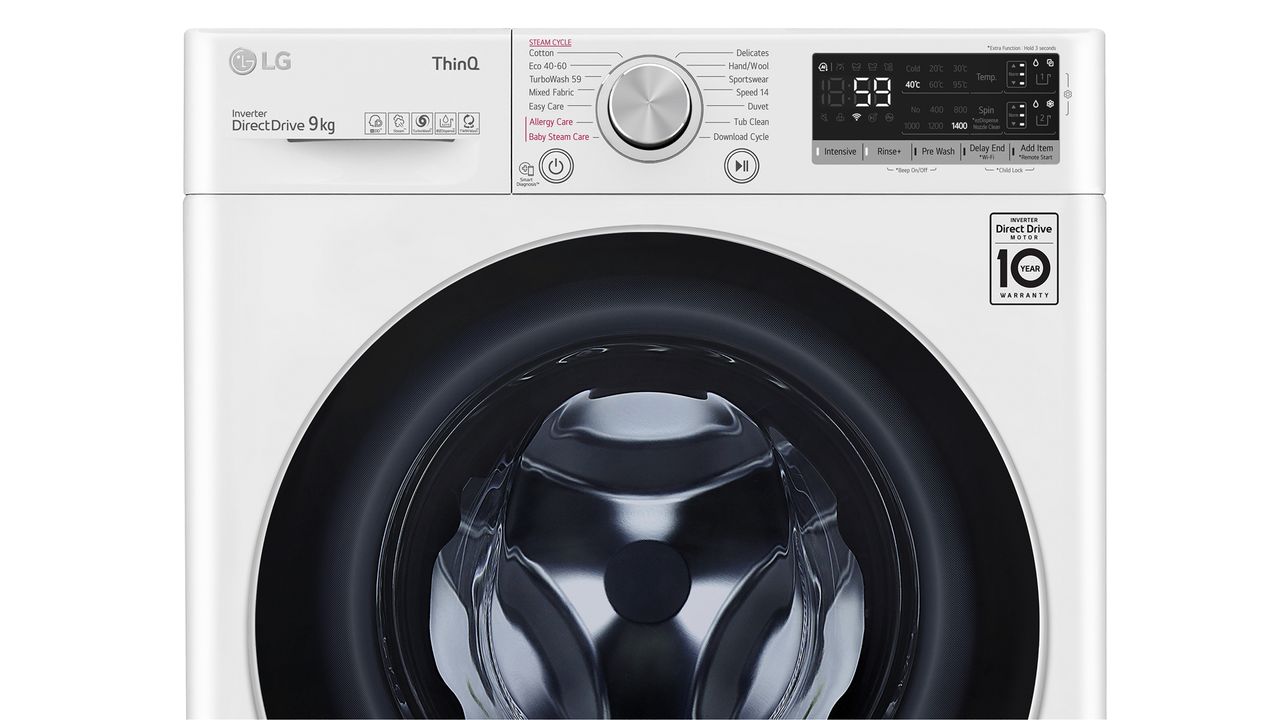 LG F4V709WTSA Smart Washing Machine